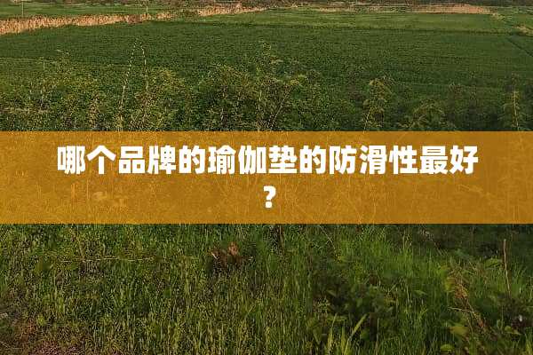哪个品牌的瑜伽垫的防滑性最好？