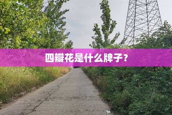 四瓣花是什么牌子？