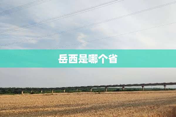 岳西是哪个省