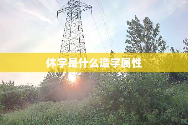 休字是什么造字属性