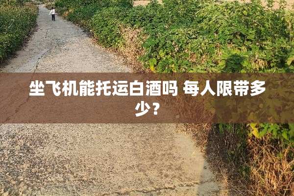 坐飞机能托运白酒吗 每人限带多少？