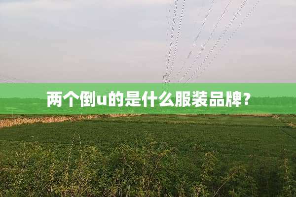 两个倒u的是什么服装品牌？