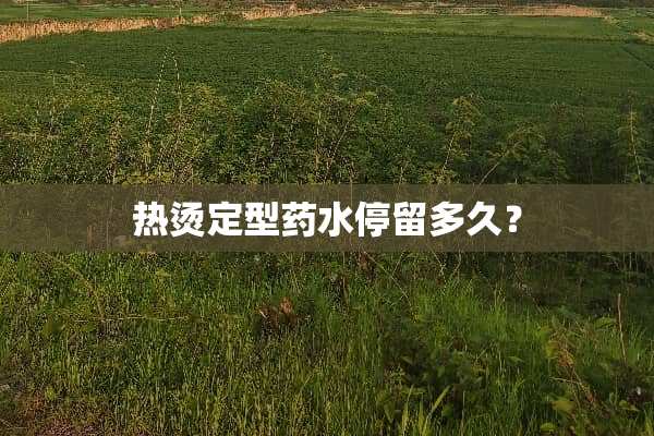 热烫定型药水停留多久？