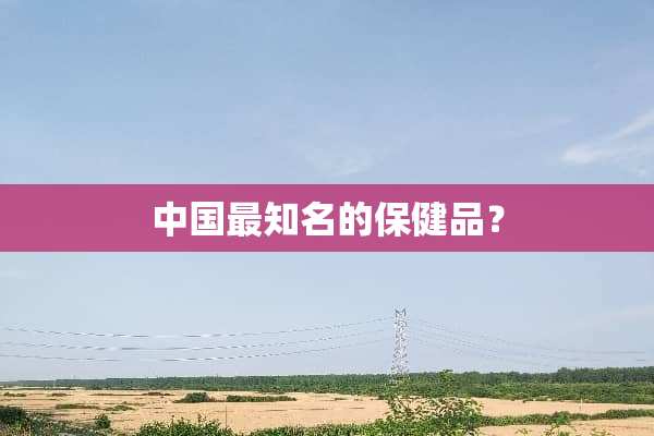 中国最知名的保健品？