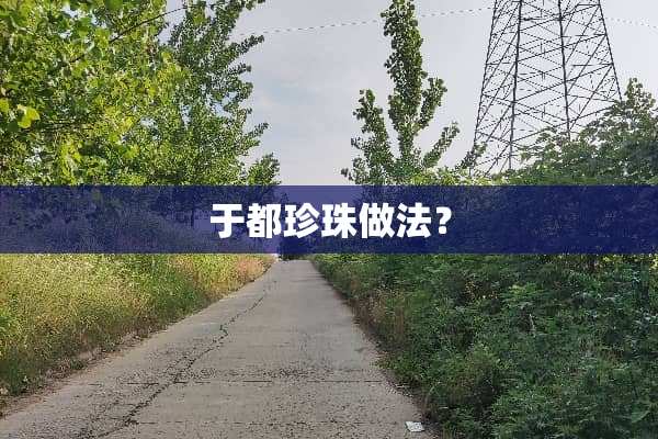 于都珍珠做法？