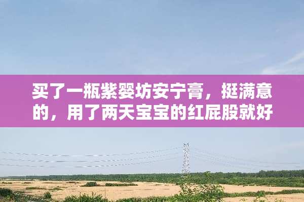 买了一瓶紫婴坊安宁膏，挺满意的，用了两天宝宝的红**就好了，不知道有没有副作用？