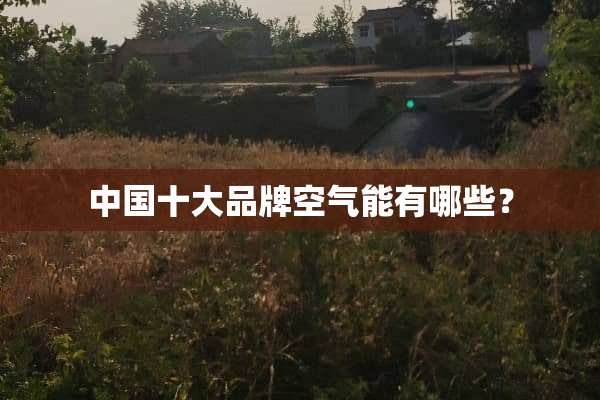 中国十大品牌空气能有哪些？