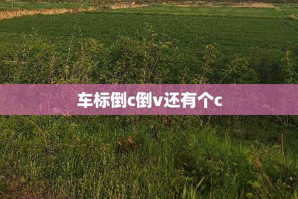 车标倒c倒v还有个c