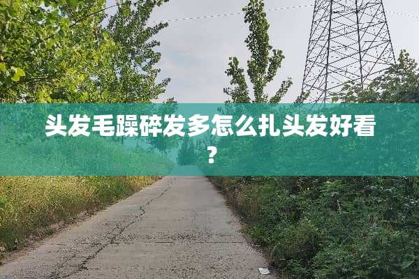 头发毛躁碎发多怎么扎头发好看？