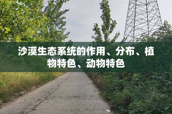 沙漠生态系统的作用、分布、植物特色、动物特色