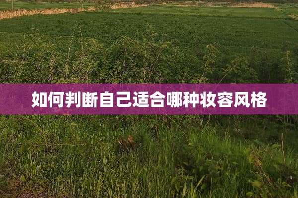 如何判断自己适合哪种妆容风格