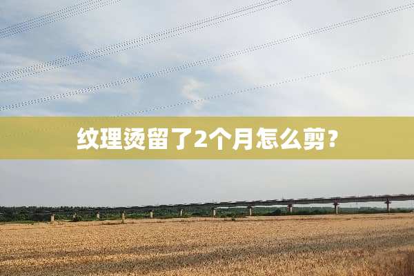 纹理烫留了2个月怎么剪？