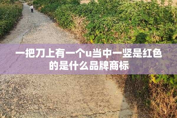 一把刀上有一个u当中一竖是红色的是什么品牌商标
