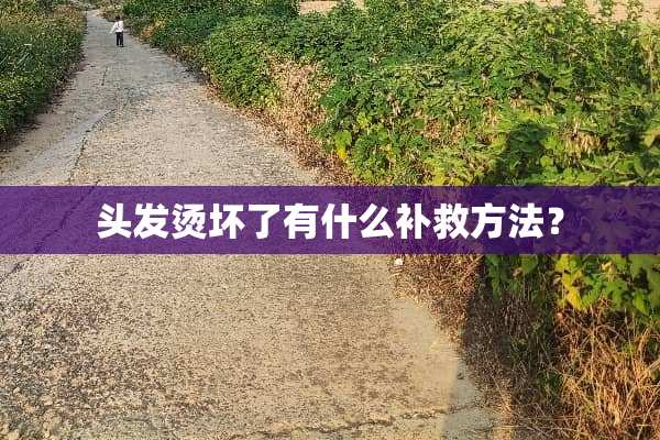 头发烫坏了有什么补救方法？