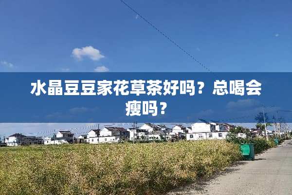 水晶豆豆家花草茶好吗？总喝会瘦吗？