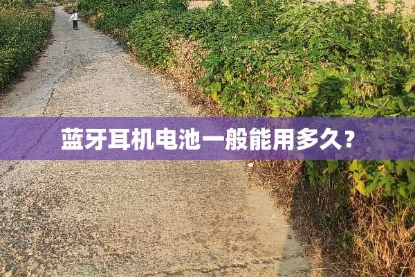 蓝牙耳机电池一般能用多久？