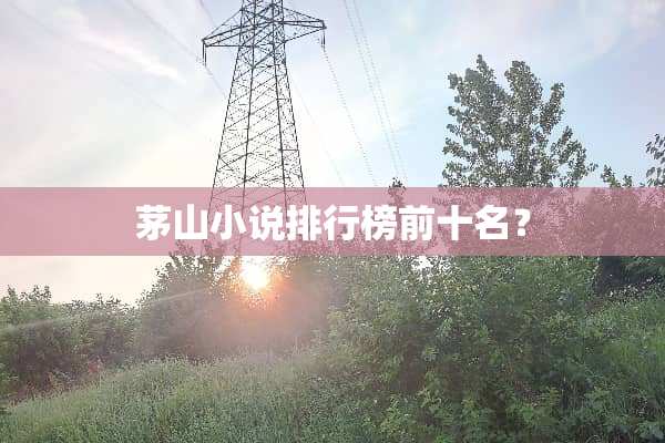 茅山小说排行榜前十名？