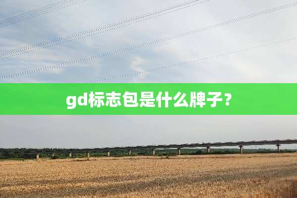 gd标志包是什么牌子？