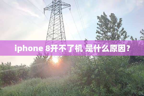 iphone 8开不了机 是什么原因？