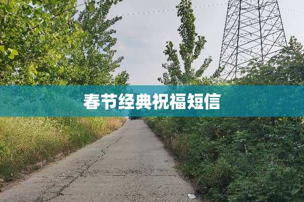 春节经典祝福短信