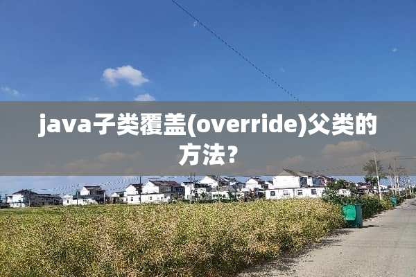 java子类覆盖(override)父类的方法？