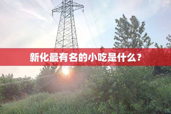 新化最有名的小吃是什么？