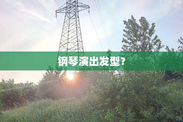 钢琴演出发型？