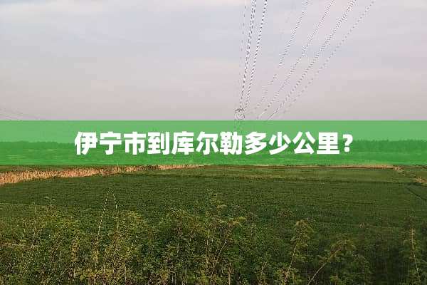 伊宁市到库尔勒多少公里？