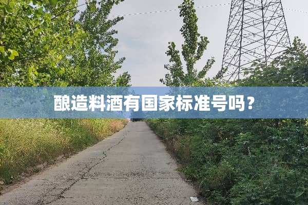 酿造料酒有国家标准号吗？