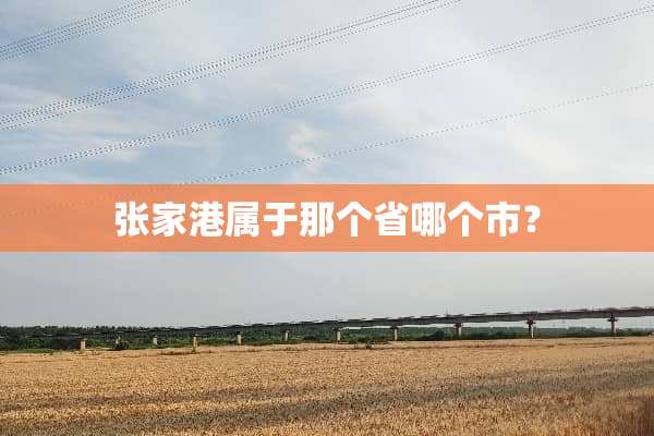 张家港属于那个省哪个市？