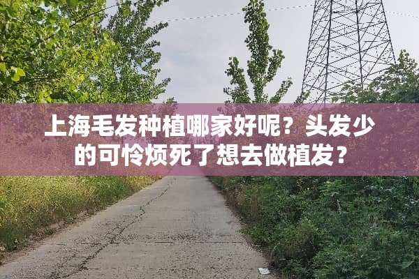 上海毛发种植哪家好呢？头发少的可怜烦死了想去做植发？