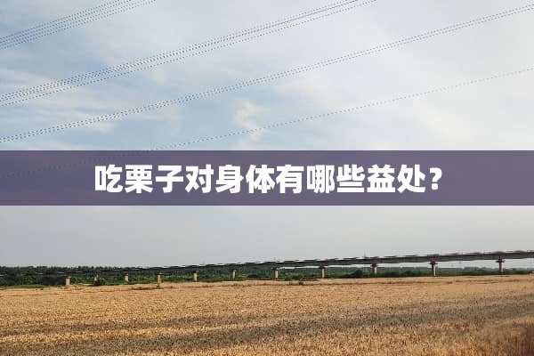 吃栗子对身体有哪些益处？