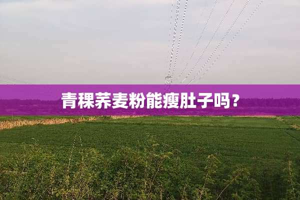 青稞荞麦粉能瘦肚子吗？
