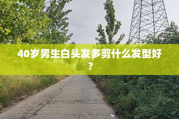 40岁男生白头发多剪什么发型好？