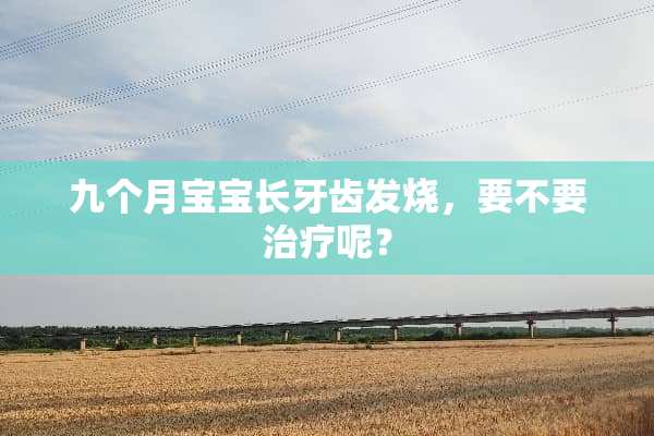 九个月宝宝长牙齿发烧，要不要治疗呢？