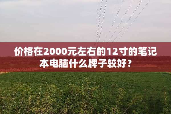 价格在2000元左右的12寸的笔记本电脑什么牌子较好？