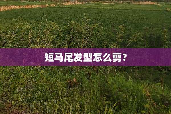 短马尾发型怎么剪？