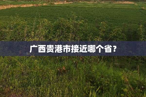 广西贵港市接近哪个省？