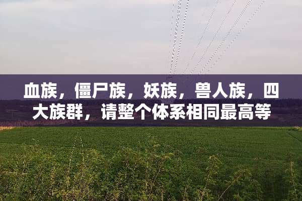 血族，僵尸族，妖族，兽人族，四大族群，请整个体系相同最高等级的实力排名？
