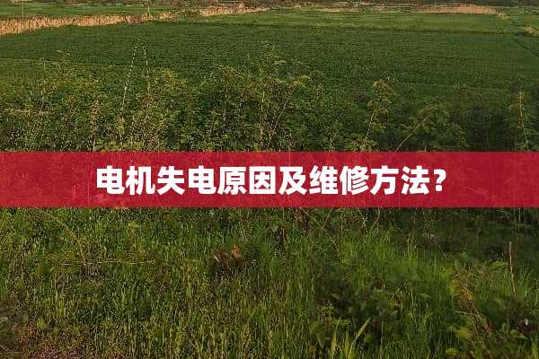 电机失电原因及维修方法？