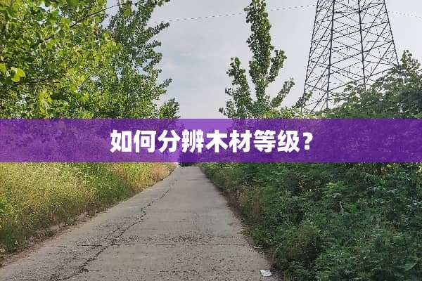 如何分辨木材等级？