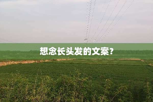 想念长头发的文案？