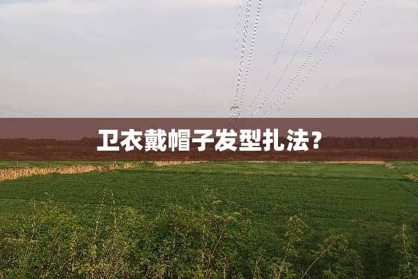 卫衣戴帽子发型扎法？
