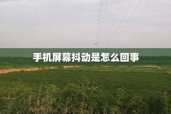 手机屏幕抖动是怎么回事