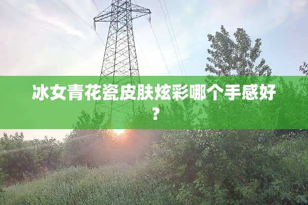 冰女青花瓷皮肤炫彩哪个手感好？