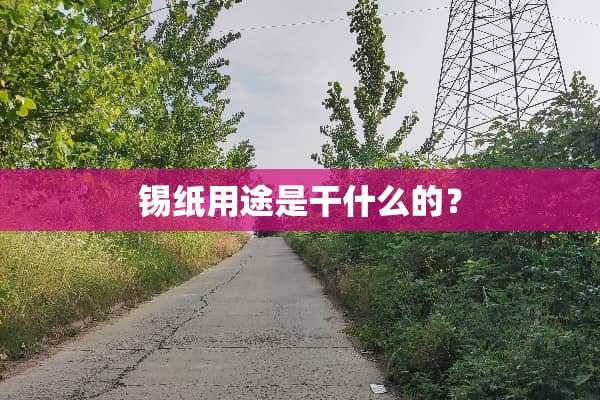 锡纸用途是干什么的？