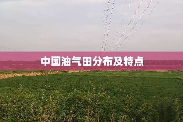 中国油气田分布及特点