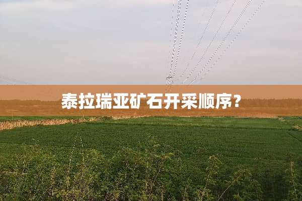 泰拉瑞亚矿石开采顺序？