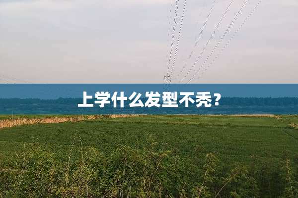 上学什么发型不秃？