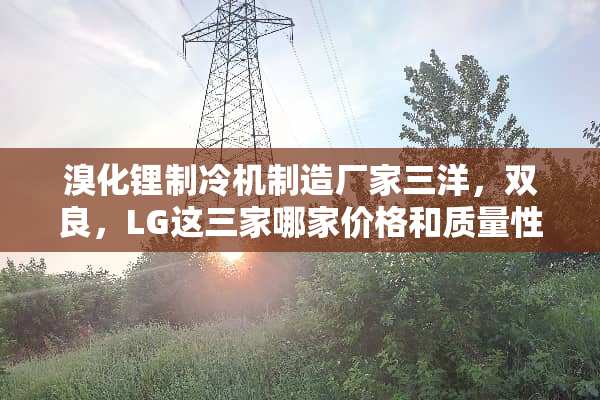 溴化锂制冷机制造厂家三洋，双良，LG这三家哪家价格和质量性价比好